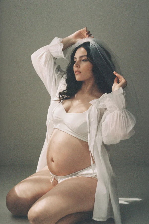 Smith Bowen Romantic Shirt Robe - Ivory