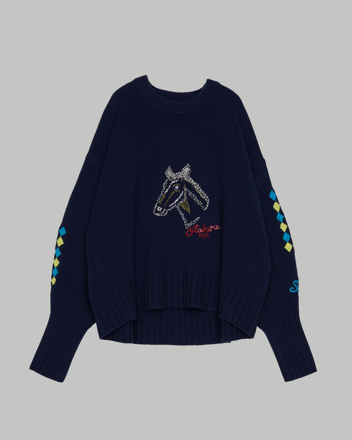 SAYAKA DAVIS NEW YORK OTAKARA NYC x SAYAKA DAVIS Fire Horse Balloon Sleeve Sweater - Image 6 of 7