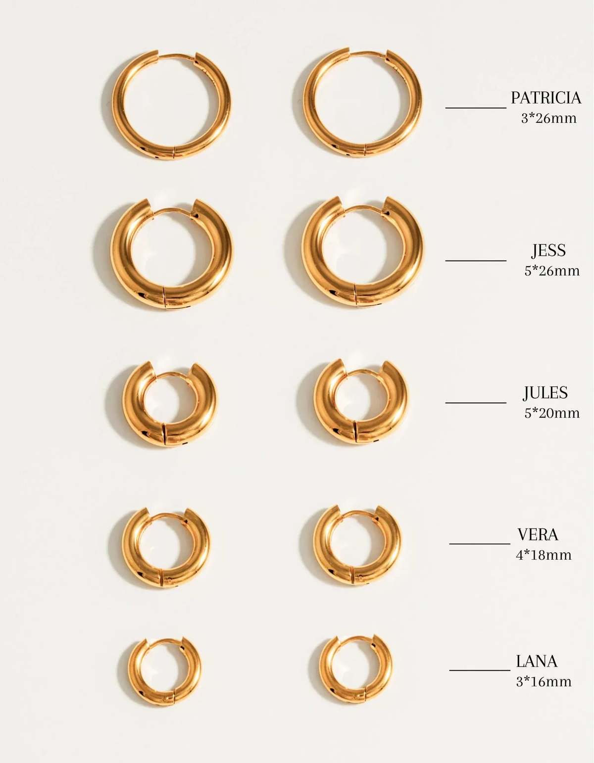 MADEMOISELLE JULES Jules Hoops Earrings - Image 5 of 5