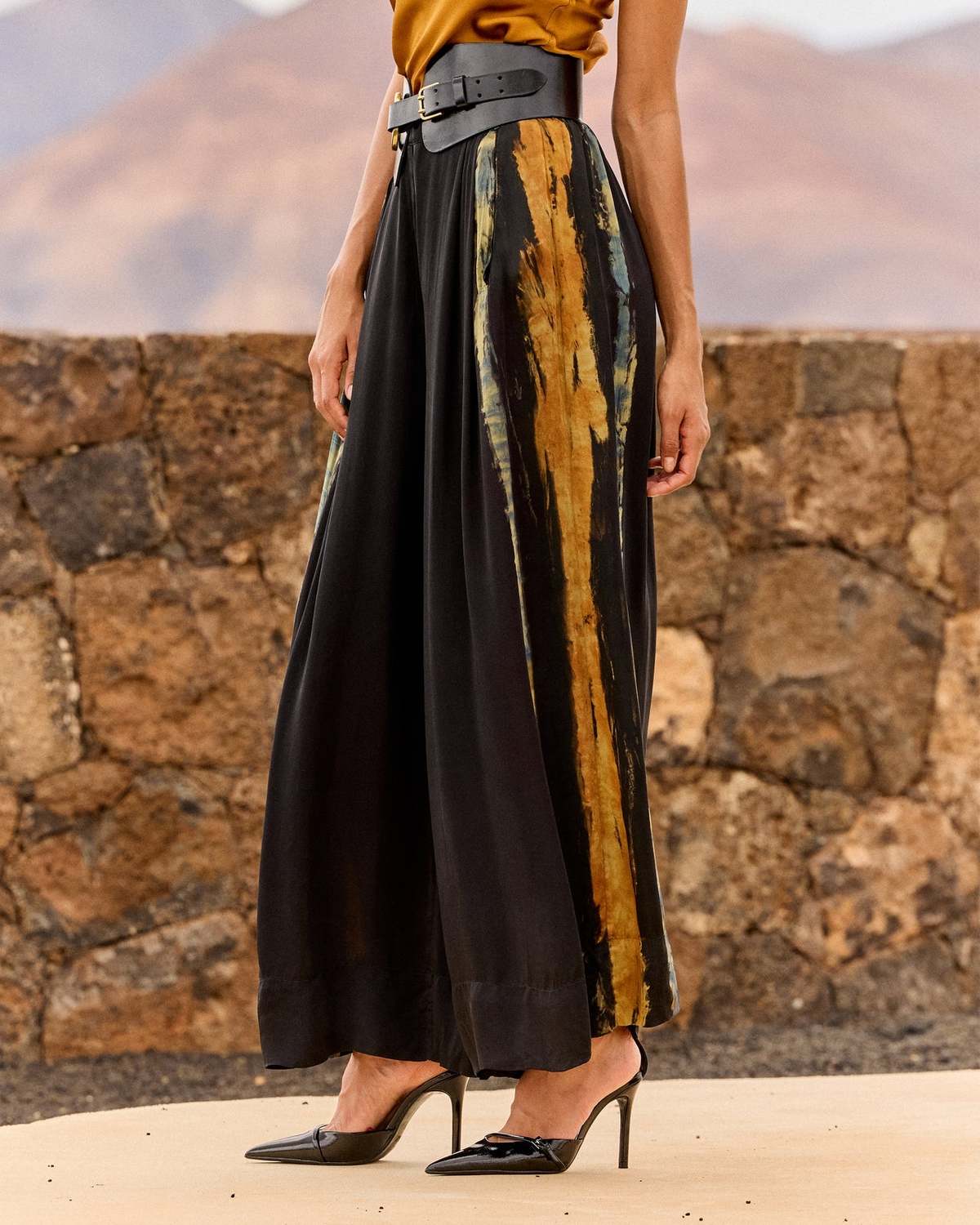 Mes Demoiselles Llorllora Pants - Blue Ocre - Image 3 of 4