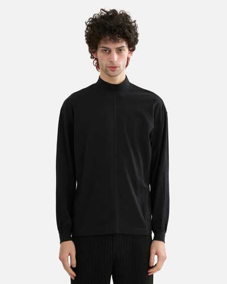 HOMME PLISSE ISSEY MIYAKE Tight Twist Cotton Knit Top | Garmentory