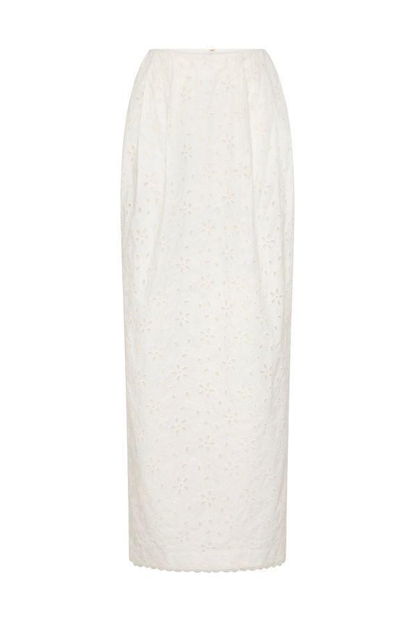 Posse Salma Column Skirt - Vintage White