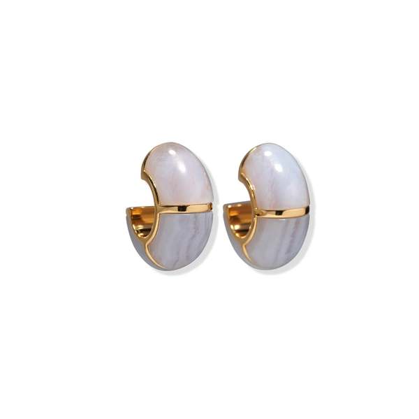 Lizzie Fortunato Zellige Hoops Earrings