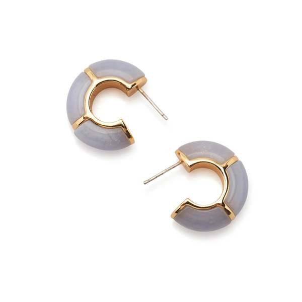 Lizzie Fortunato Zellige Hoops Earrings