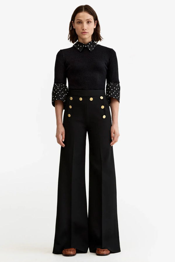 Smythe Nautical Wide Leg Pant