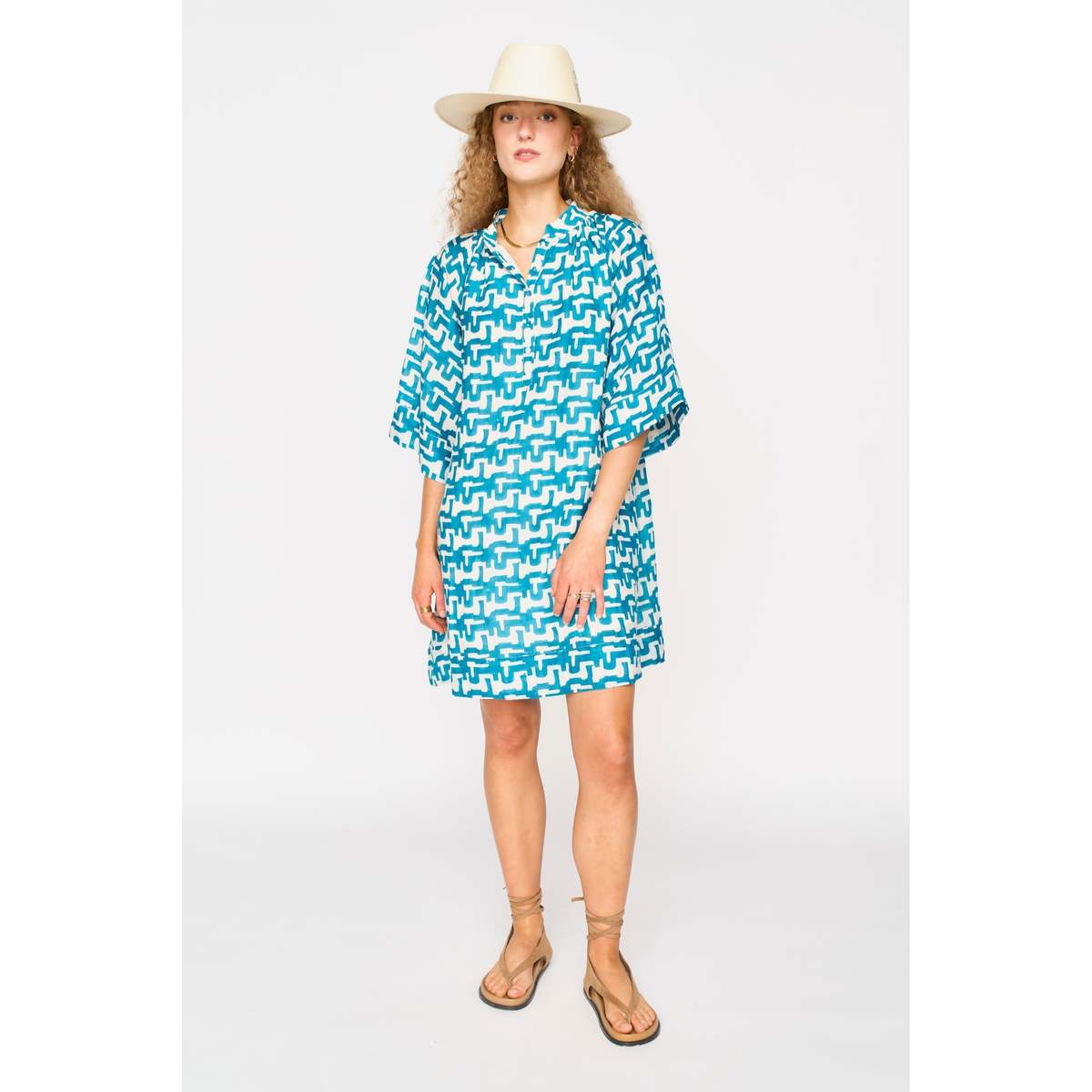 Mirth Faro Dress - Azure Popova - Image 1 of 4
