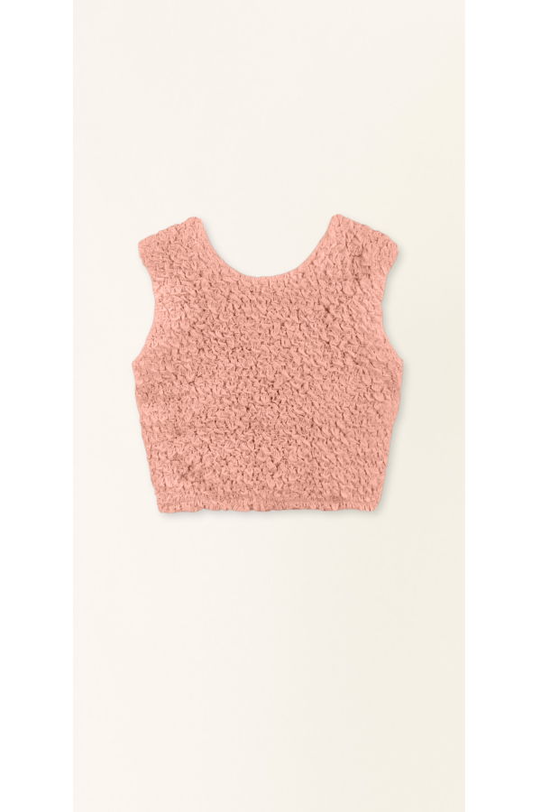 Mirth Lucia Smocked Top - Pomelo