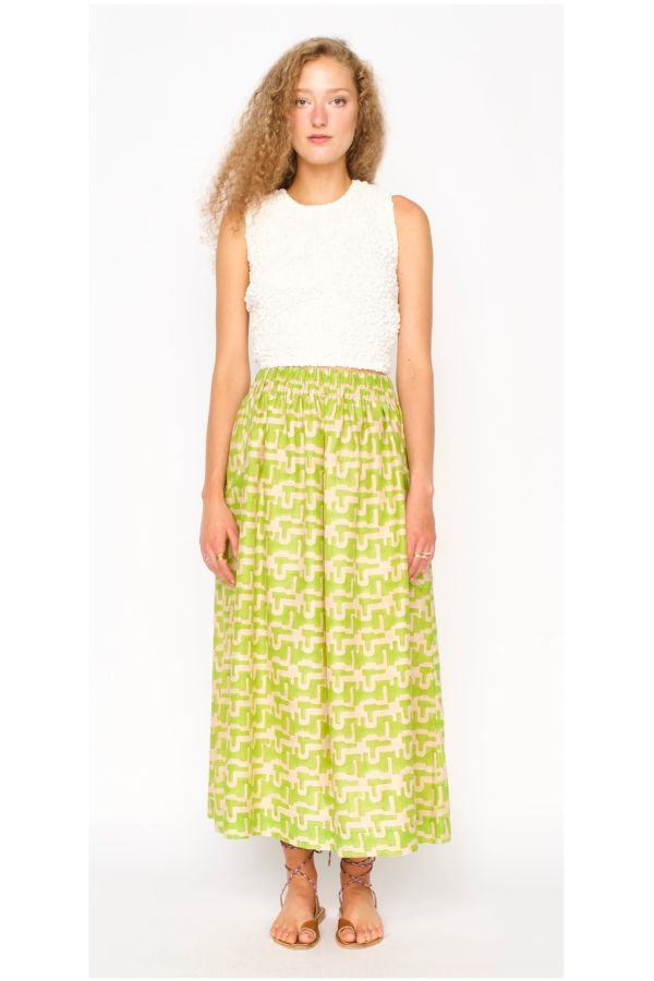 Mirth Verona Skirt - Lime Popova