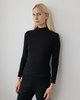 Wol Hide Easy Turtleneck Top - Black - Thumbnail 2