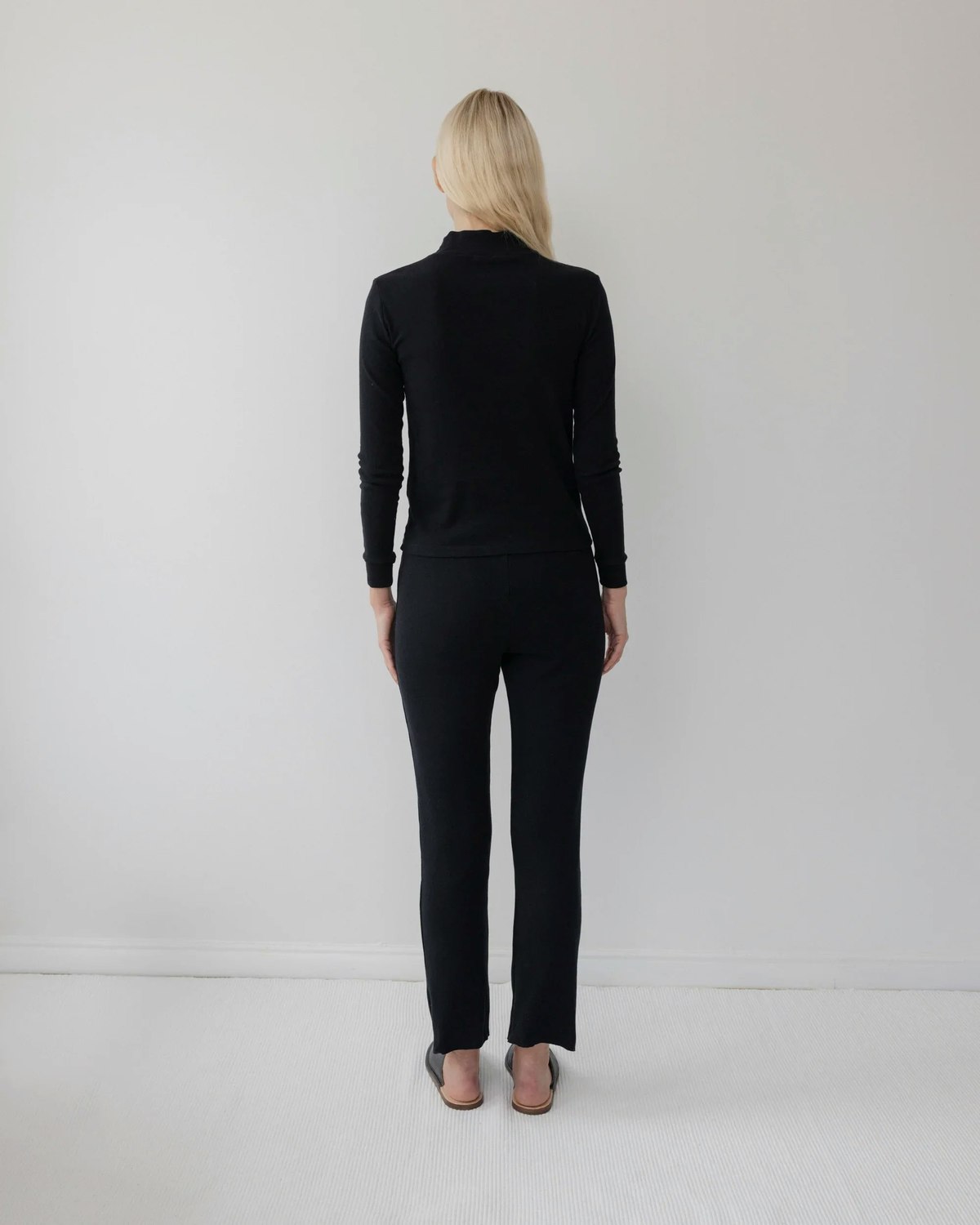 Wol Hide Easy Turtleneck Top - Black - Image 3 of 4