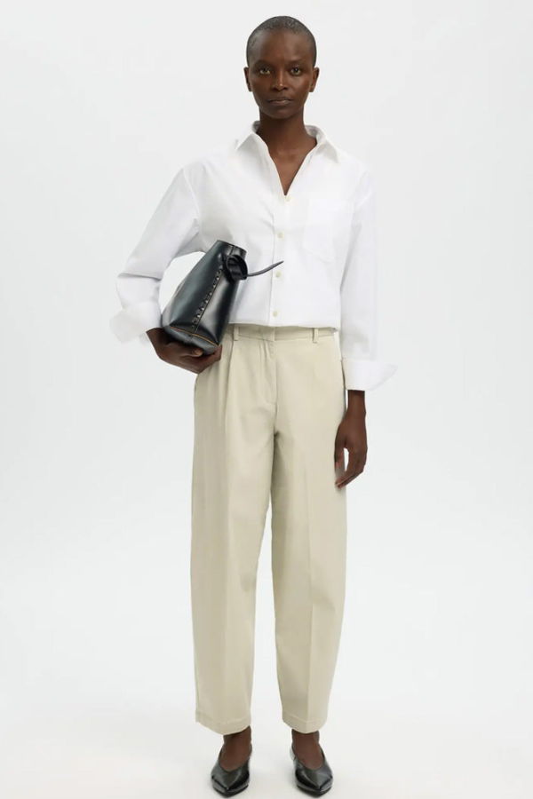 Selected Femme Mille Barrel Fit Trousers