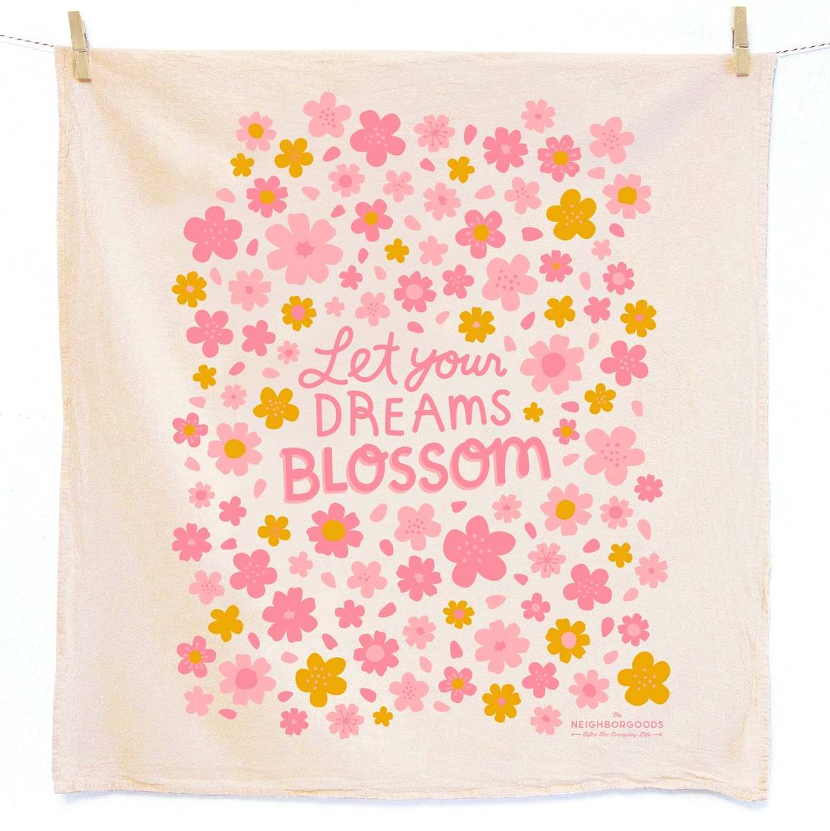 The Neighborgoods Blossoms Dish Towel + Sponge Cloth Gift Set - Image 3 of 9
