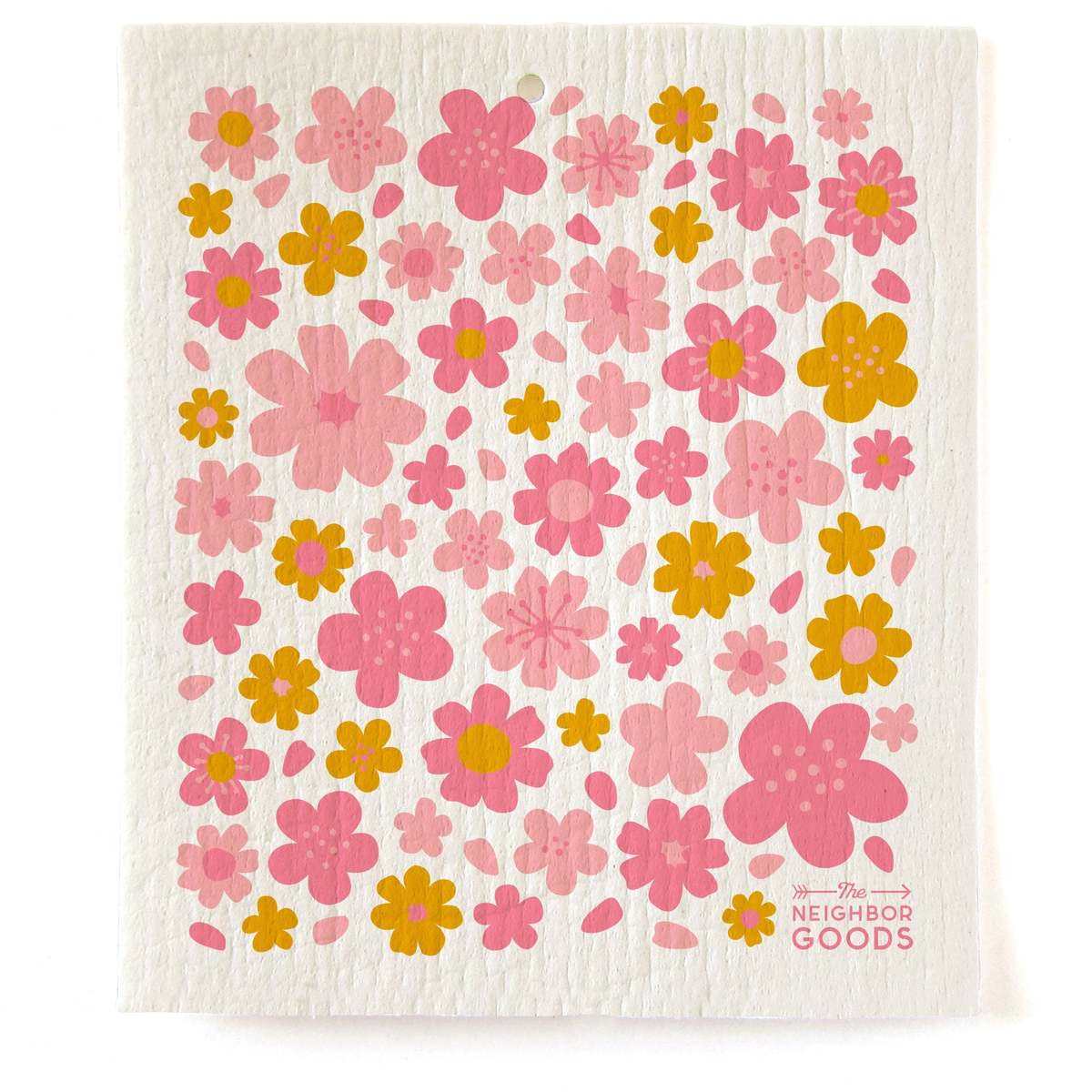 The Neighborgoods Blossoms Dish Towel + Sponge Cloth Gift Set - Image 4 of 9