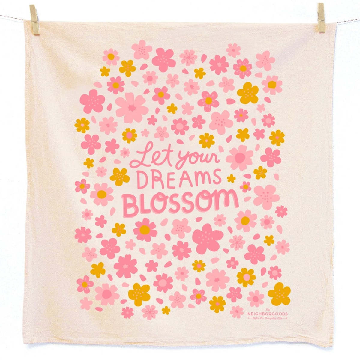 The Neighborgoods Blossoms Dish Towel + Sponge Cloth Gift Set - Image 8 of 9