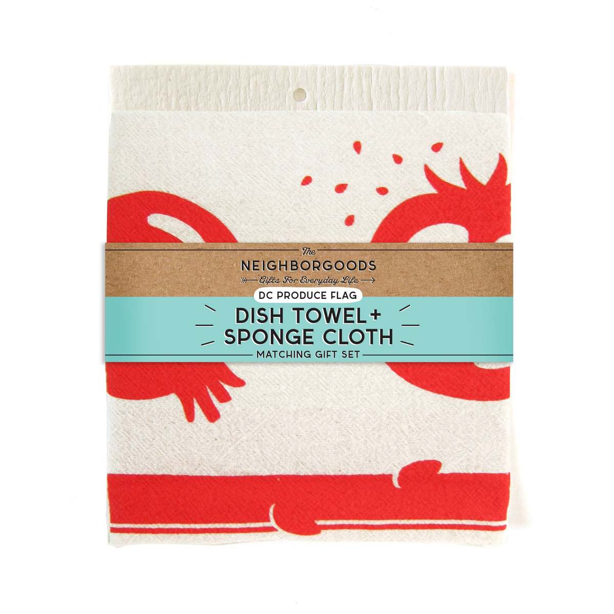 The Neighborgoods DC Flag Dish Towel + Sponge Cloth Gift Set - Image 1 of 8