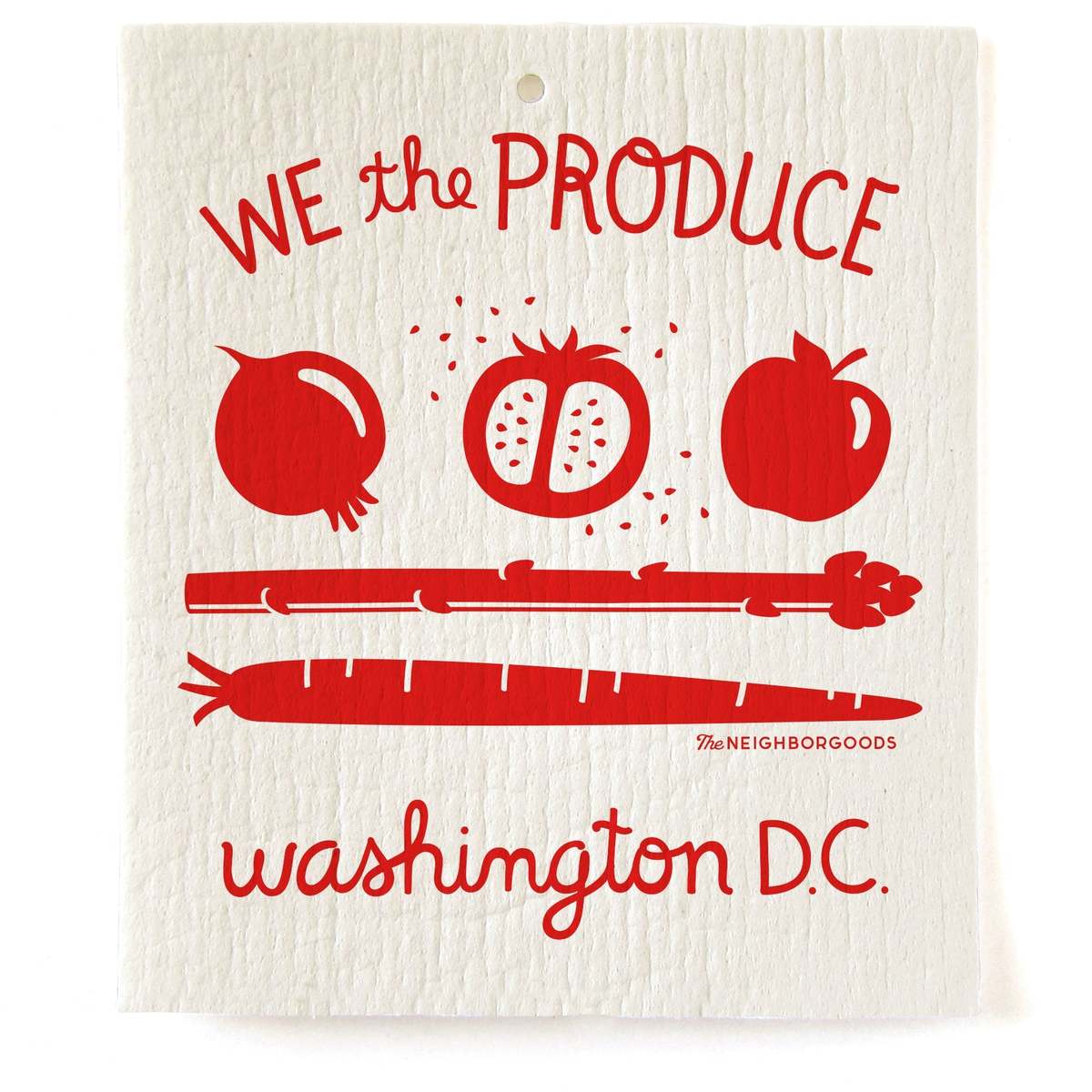 The Neighborgoods DC Flag Dish Towel + Sponge Cloth Gift Set - Image 4 of 8