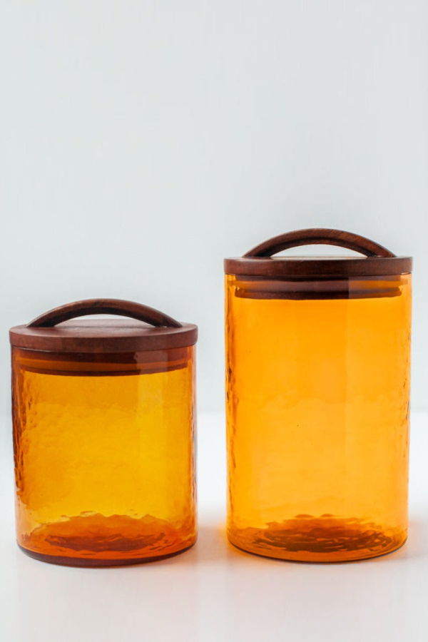 Creative Women Large Canister - Amber