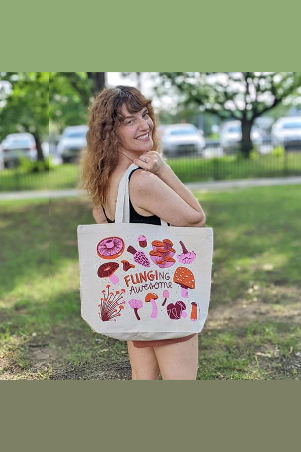 The Neighborgoods Mushroom Tote Bag