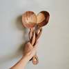 Creative Women Olive Wood Spiral Servers - Thumbnail 2