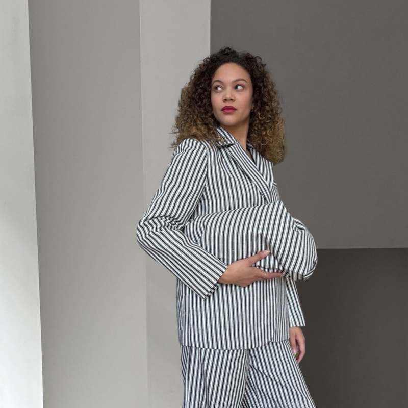 London Atelier Byproduct Blazer Trousers Corset and Tote Bag Set