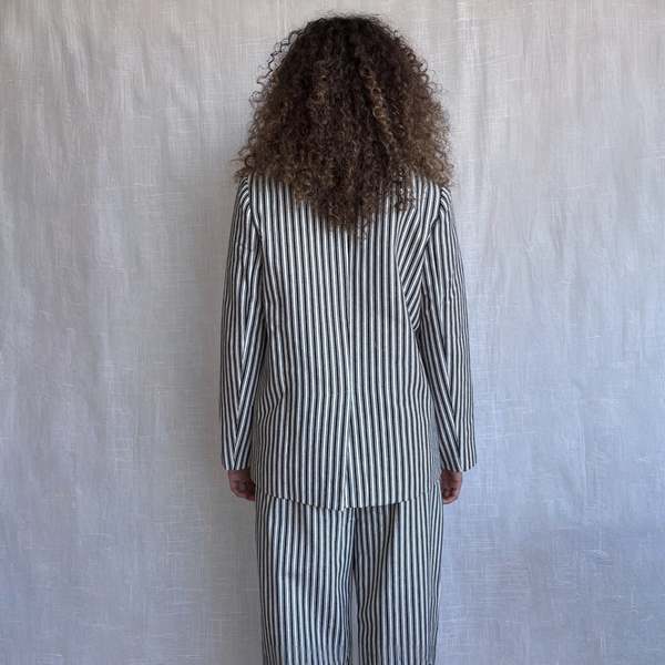 London Atelier Byproduct Blazer Trousers Corset and Tote Bag Set