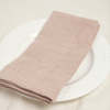 Creative Women Stone Washed Linen Napkins, Blush - Set of 4 - Thumbnail 3