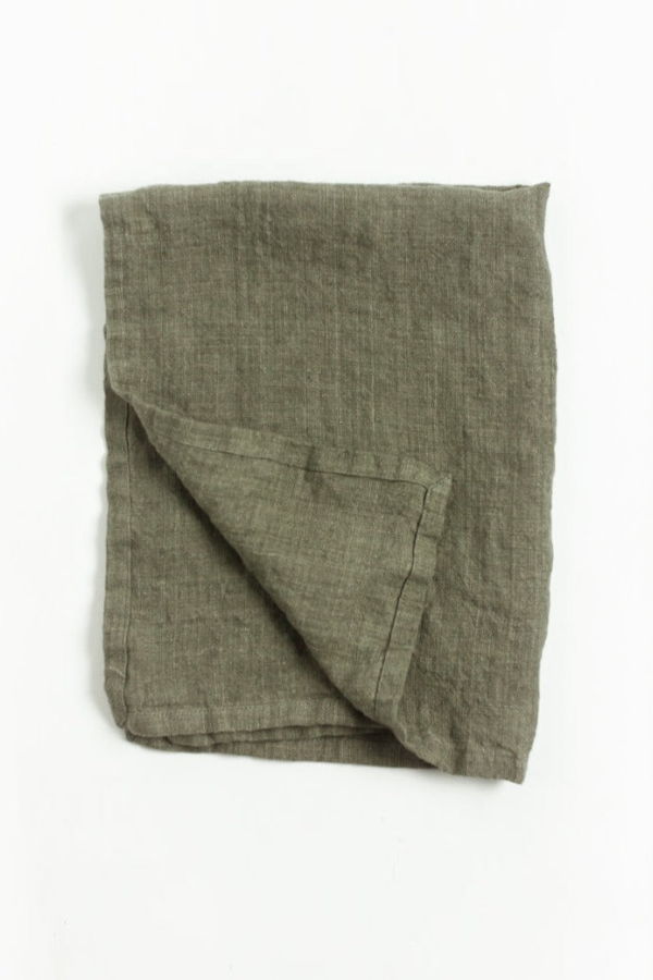 Creative Women Stone Washed Linen Tea Towel