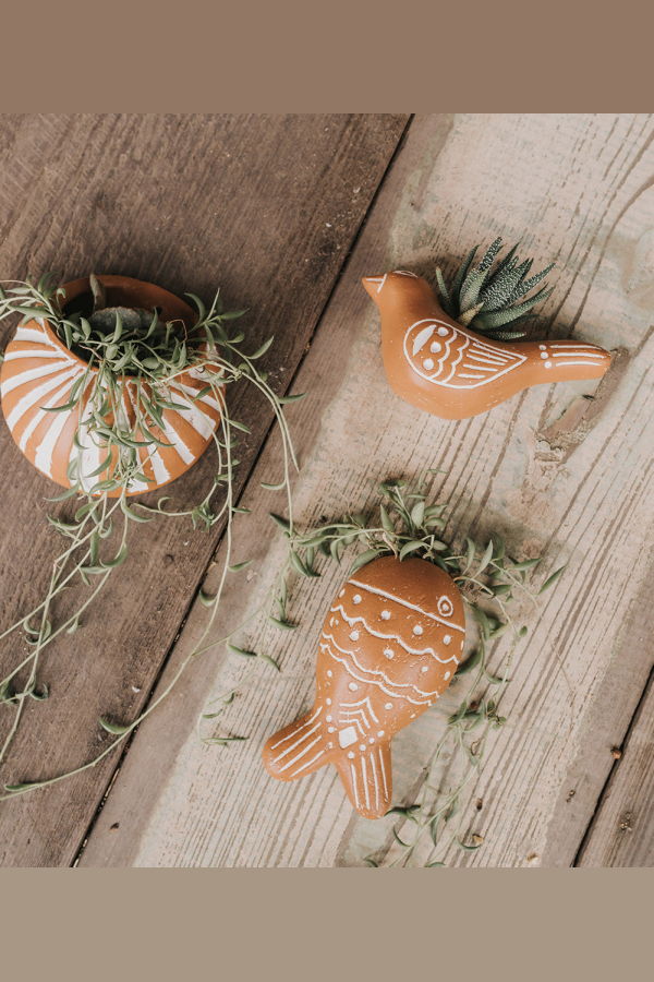 Matr Boomie Vasanta Moon Hanging Wall Planter