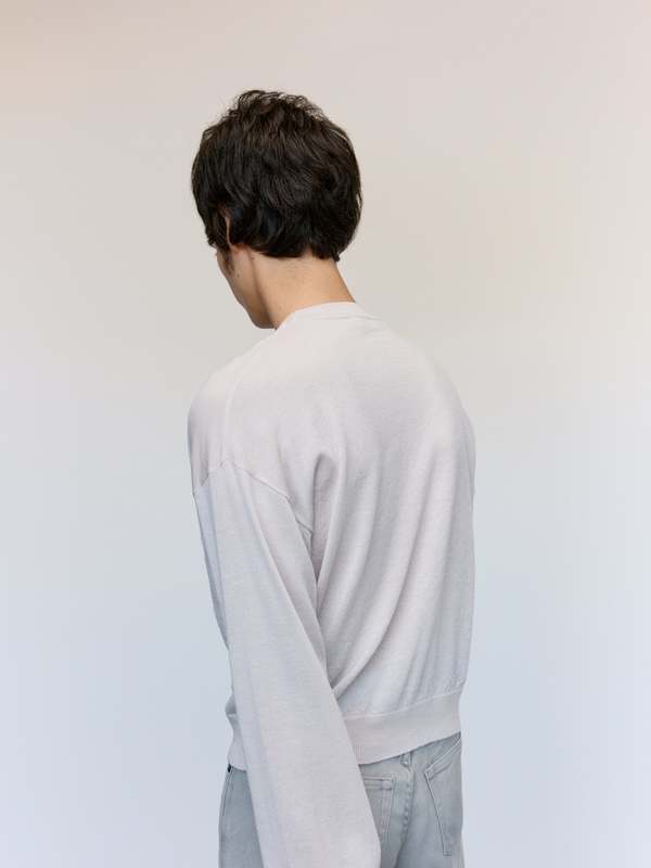 Our Legacy Blossom Argyle Fine Wool Sonar Roundneck Sweater