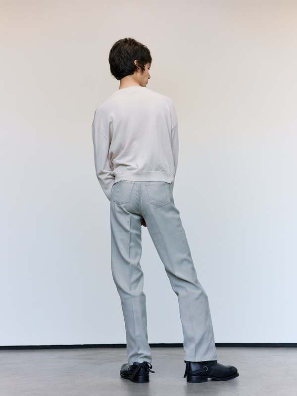 Our Legacy Blossom Argyle Fine Wool Sonar Roundneck Sweater