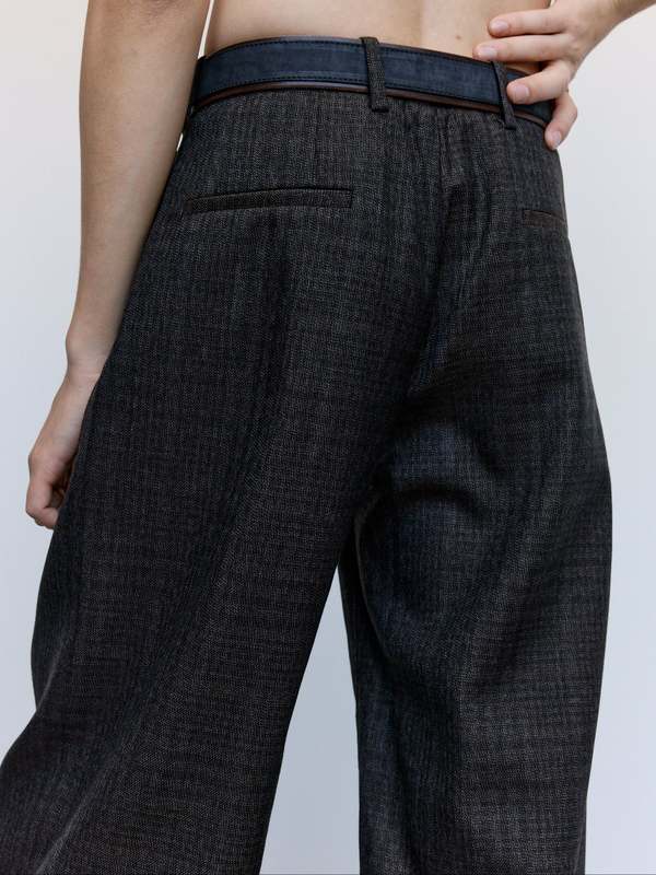 Our Legacy Brown Dunmore Check Wool Bridge Chino