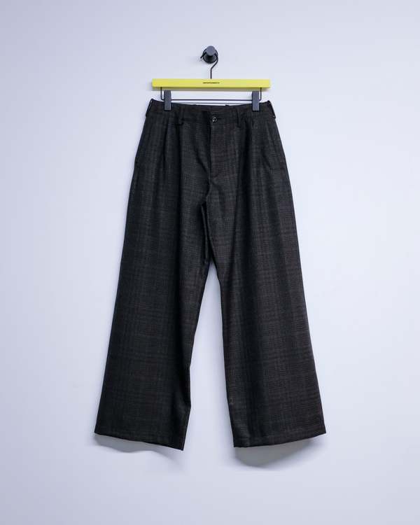 Our Legacy Brown Dunmore Check Wool Bridge Chino