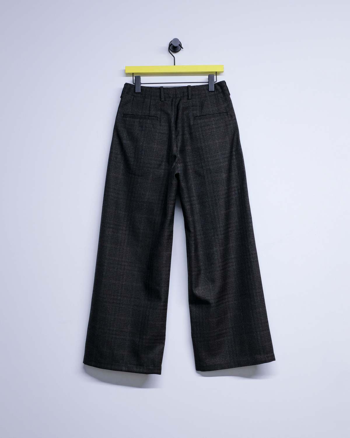 Our Legacy Brown Dunmore Check Wool Bridge Chino - Image 9 of 9