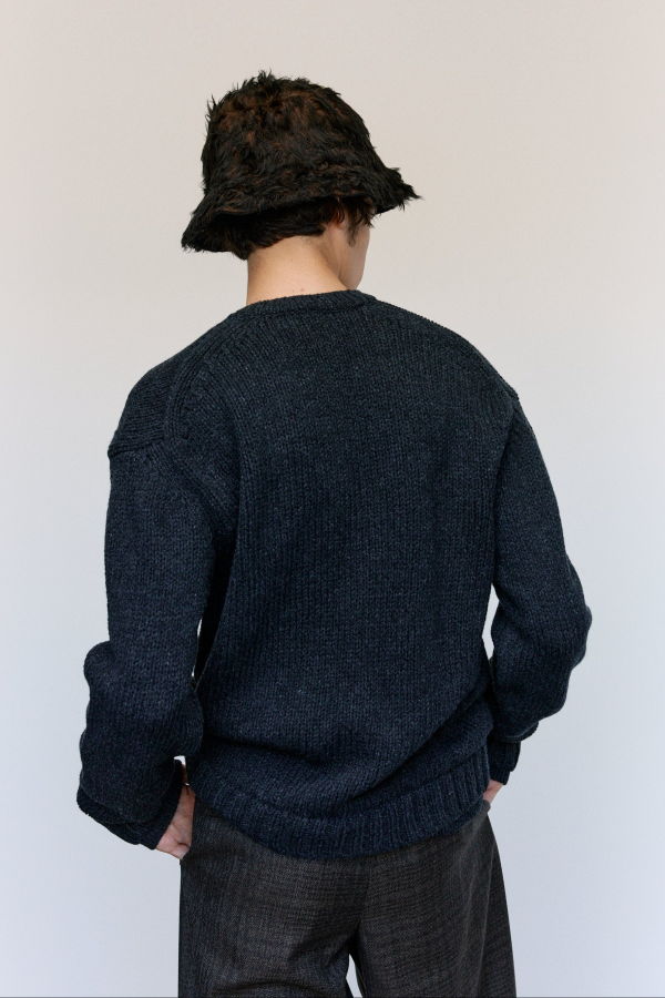 Our Legacy Low Twist Merino False V-Neck Sweater