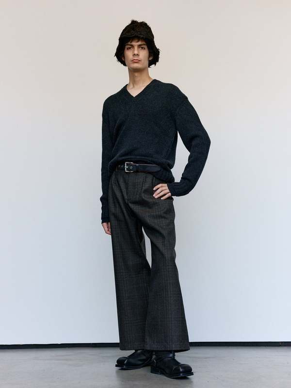 Our Legacy Low Twist Merino False V-Neck Sweater | Garmentory