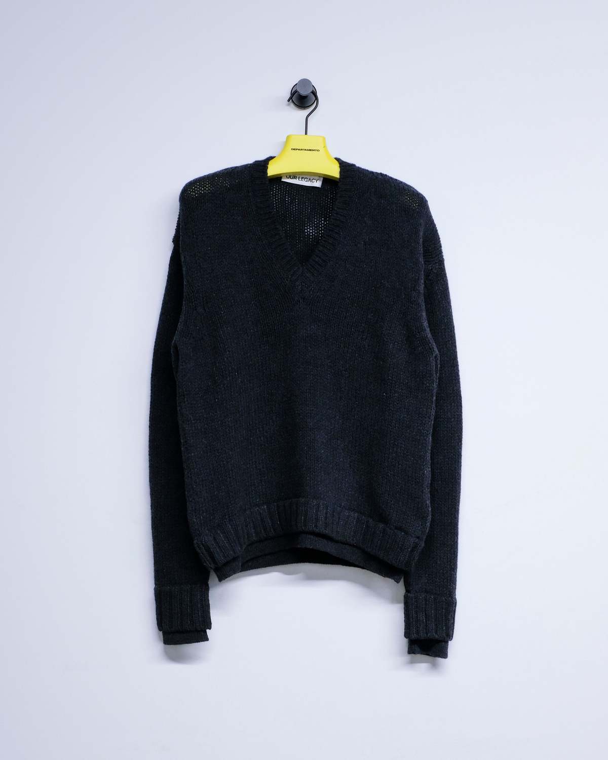Our Legacy Low Twist Merino False V-Neck Sweater | Garmentory