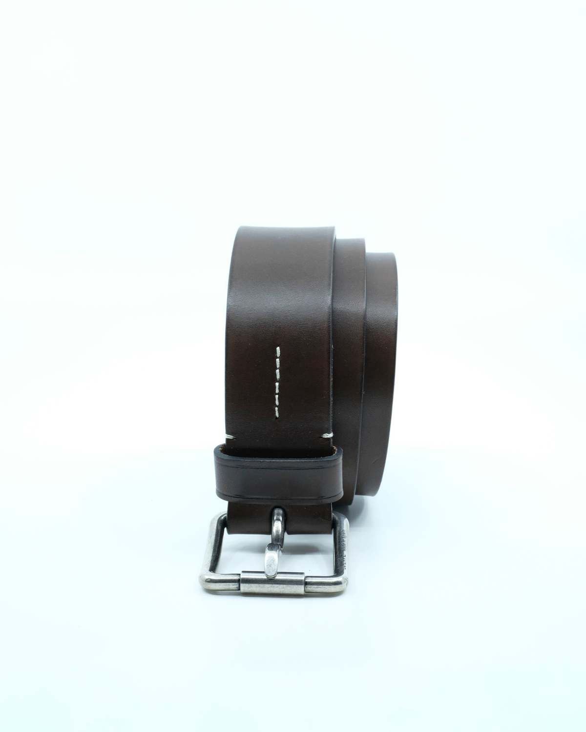 LOEWE Calfskin Roller Belt - Dark Brown - Image 5 of 6