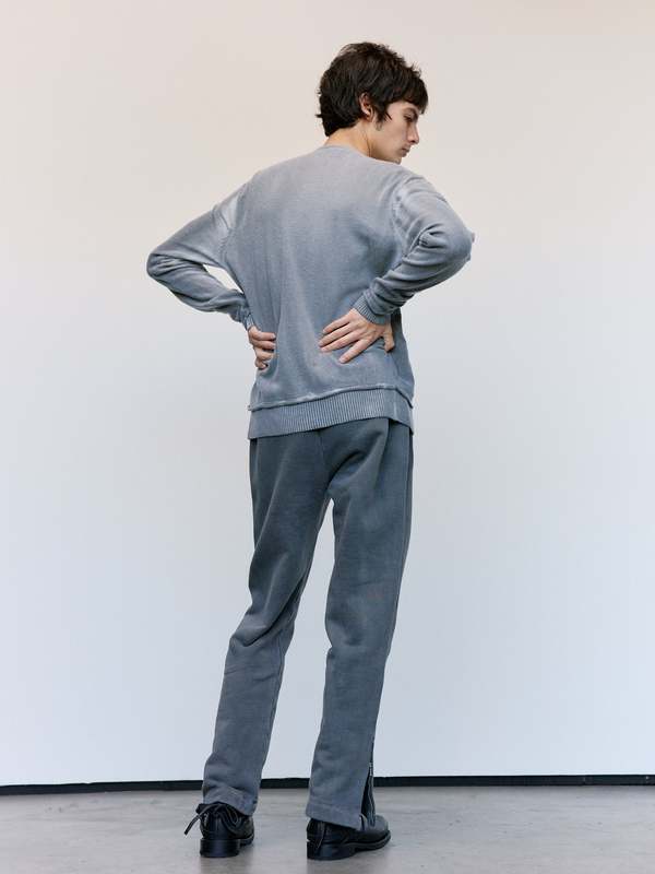 Our Legacy Grey Spray Dye Cherub Wool Parallel Cardigan