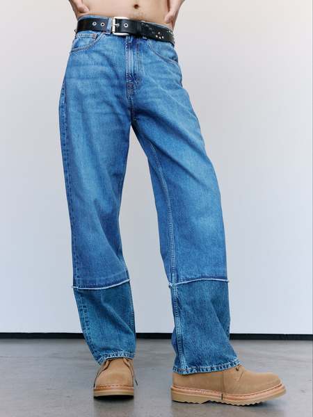 Our Legacy Rider Wash Denim Capri Cut | Garmentory