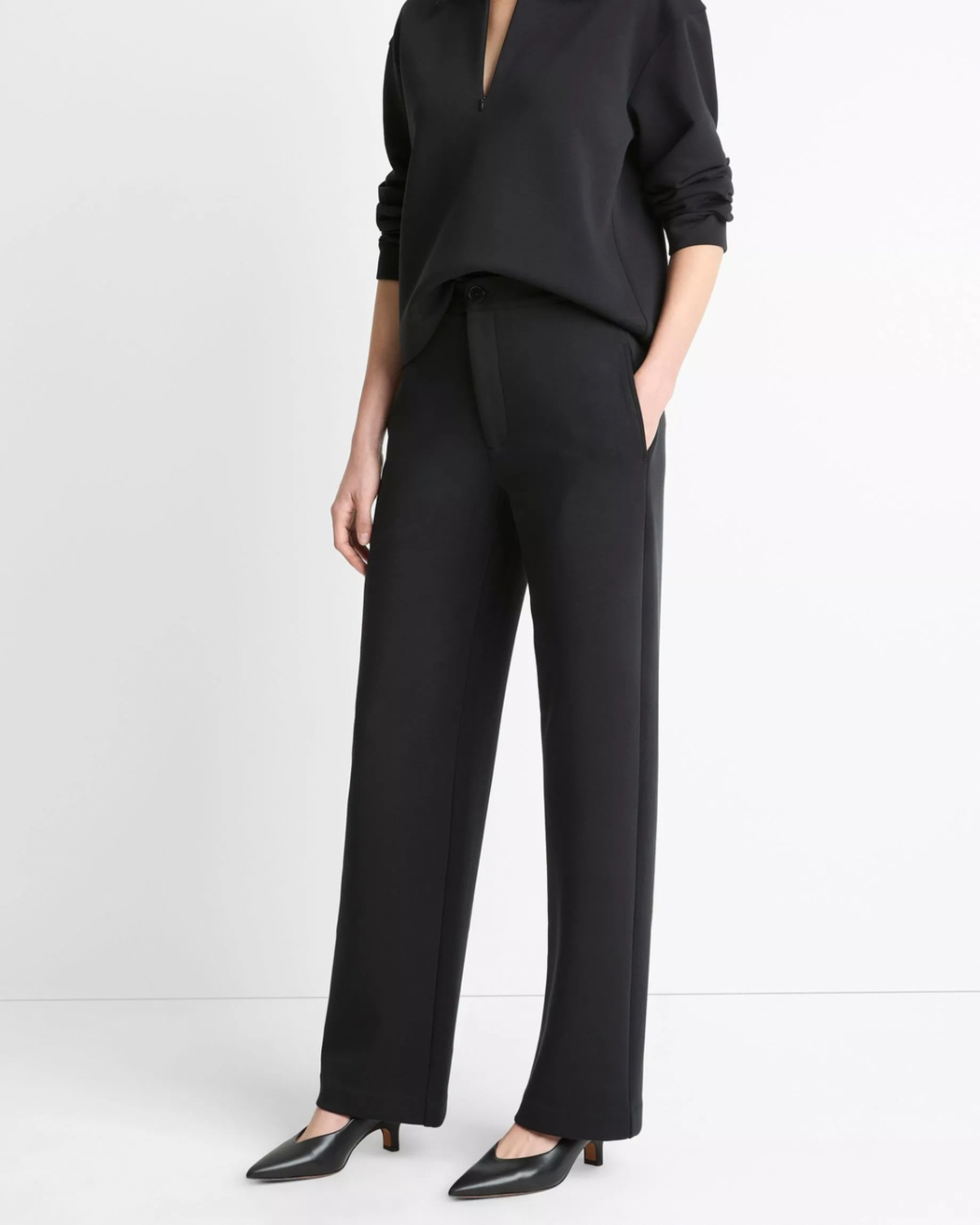 VINCE Trouser Pant - Black - Image 2 of 4