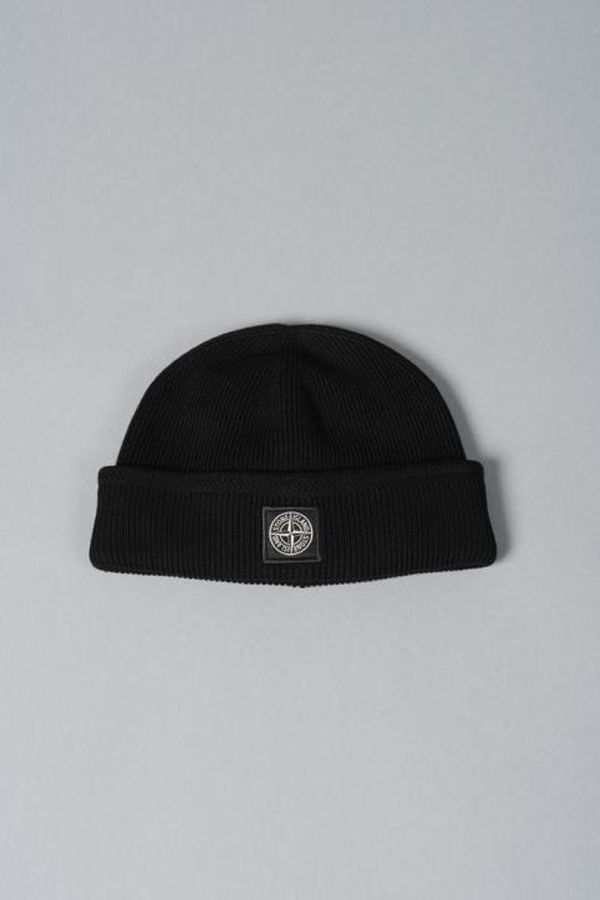 Stone Island Beanie - Black
