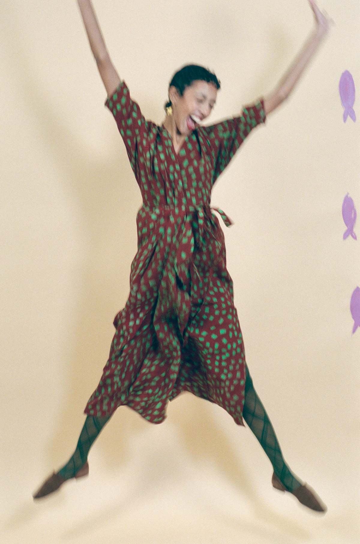 Osei-Duro Letsa Dress in Sarrasin - Image 4 of 5