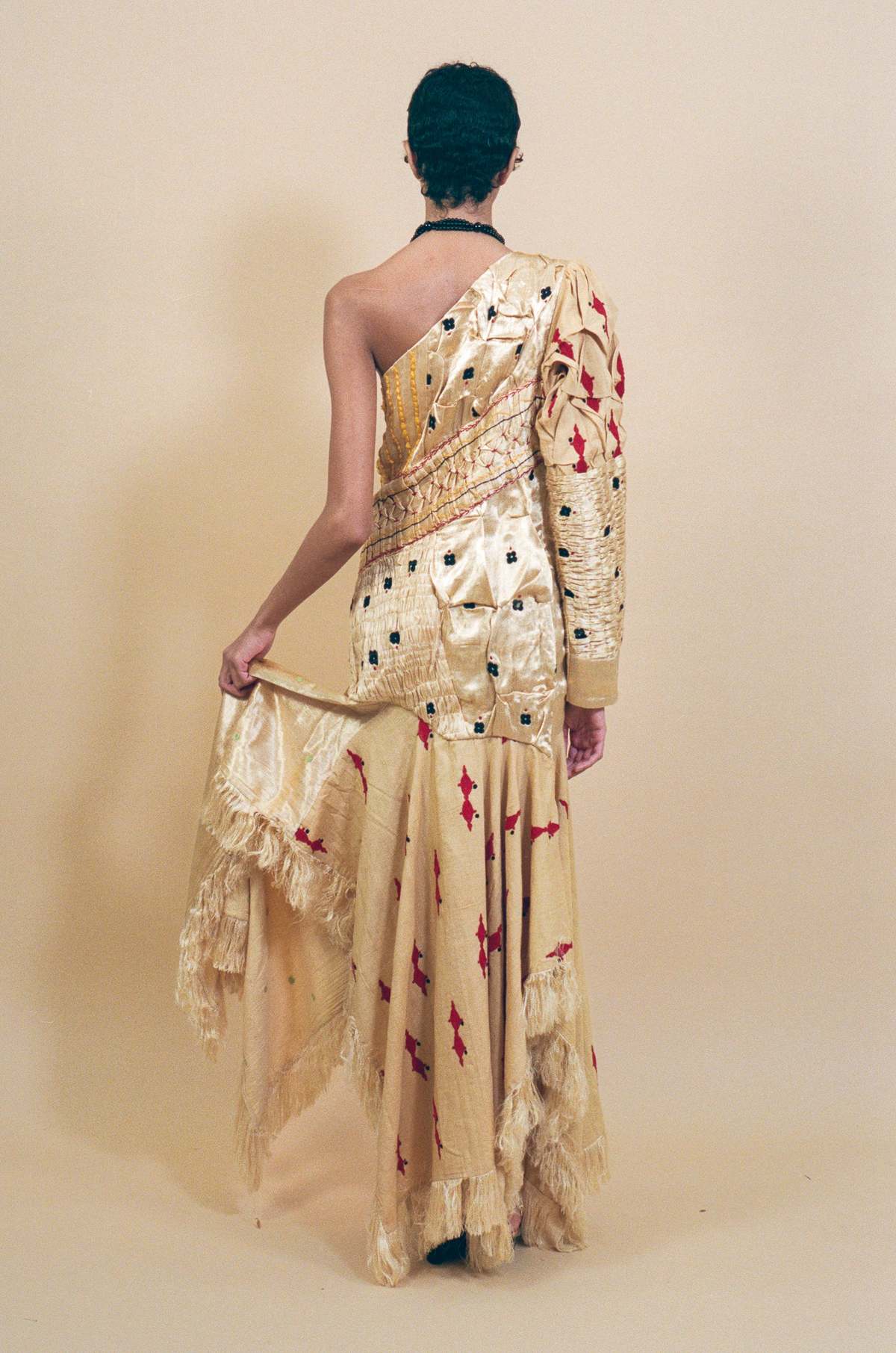 TIGRA TIGRA One Shoulder Fish + Flowers Dress - Image 7 of 7