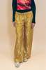 TIGRA TIGRA Yellow Silk Brocade Boxing Pants - Thumbnail 2