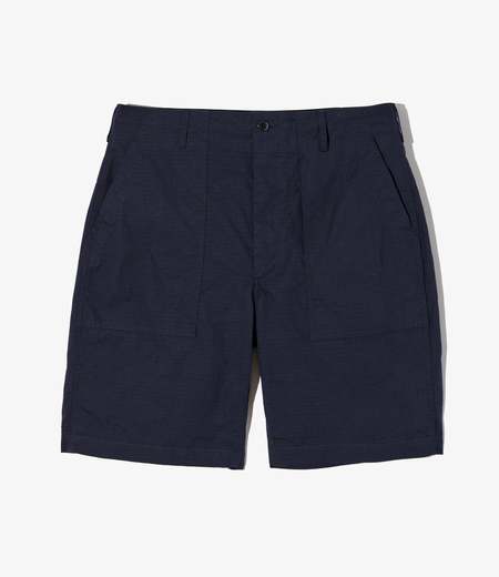 Engineered Garments Linen Twill Sunset Short - Navy | Garmentory
