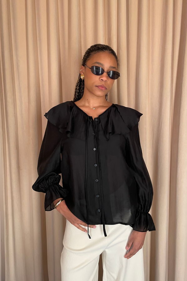 The NKC Store Demi Blouse - Black