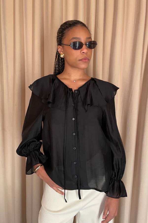 The NKC Store Demi Blouse - Black