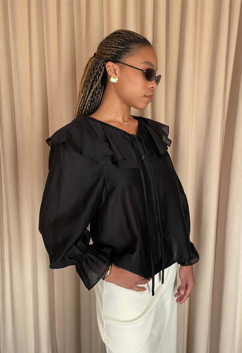 The NKC Store Demi Blouse - Black