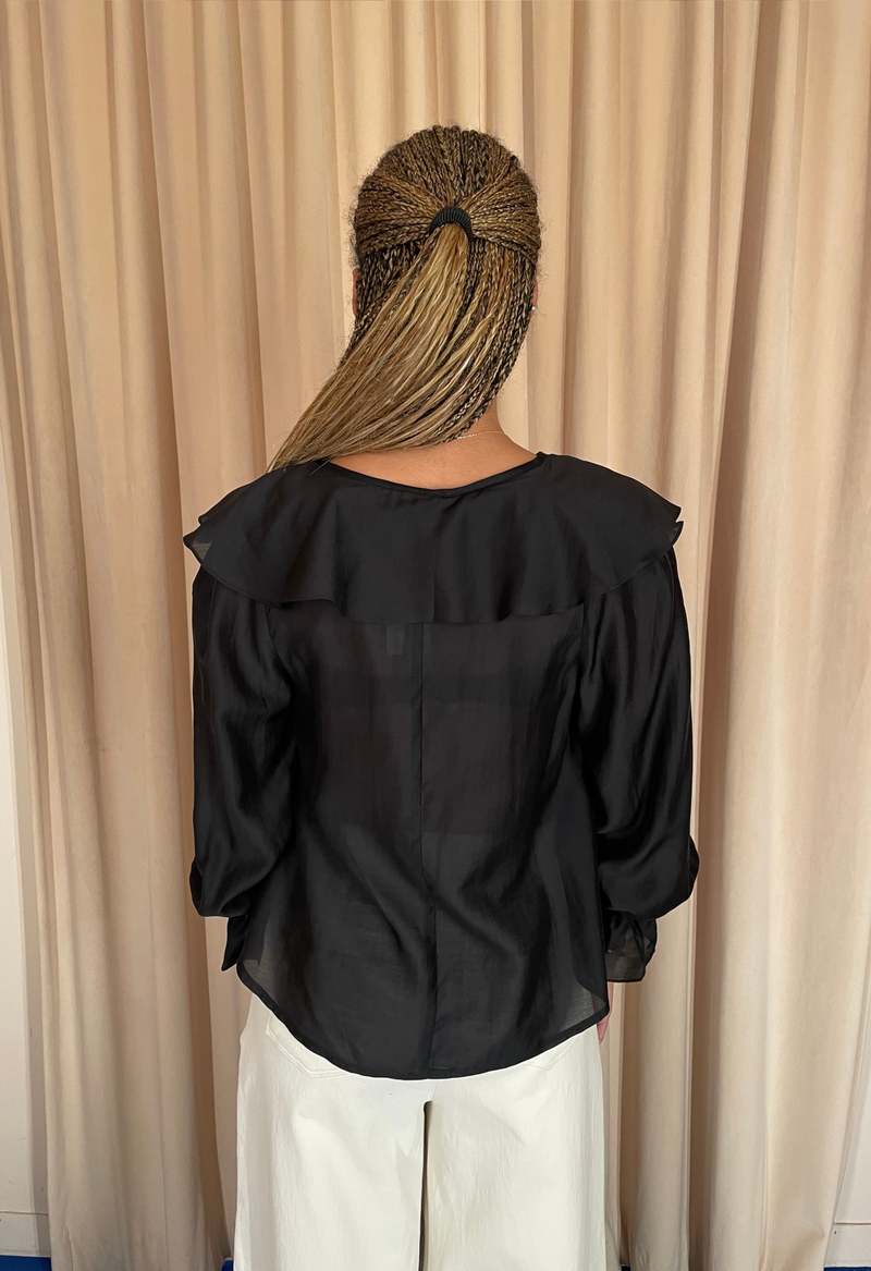 The NKC Store Demi Blouse - Black