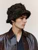 Our Legacy Ombre Brown Hairy Wool Bucket Hat - Thumbnail 1